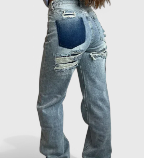 Roxy Vintage Kulunud Kõrge Vöökohtadega Jeansi