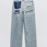 Roxy Vintage Kulunud Kõrge Vöökohtadega Jeansi