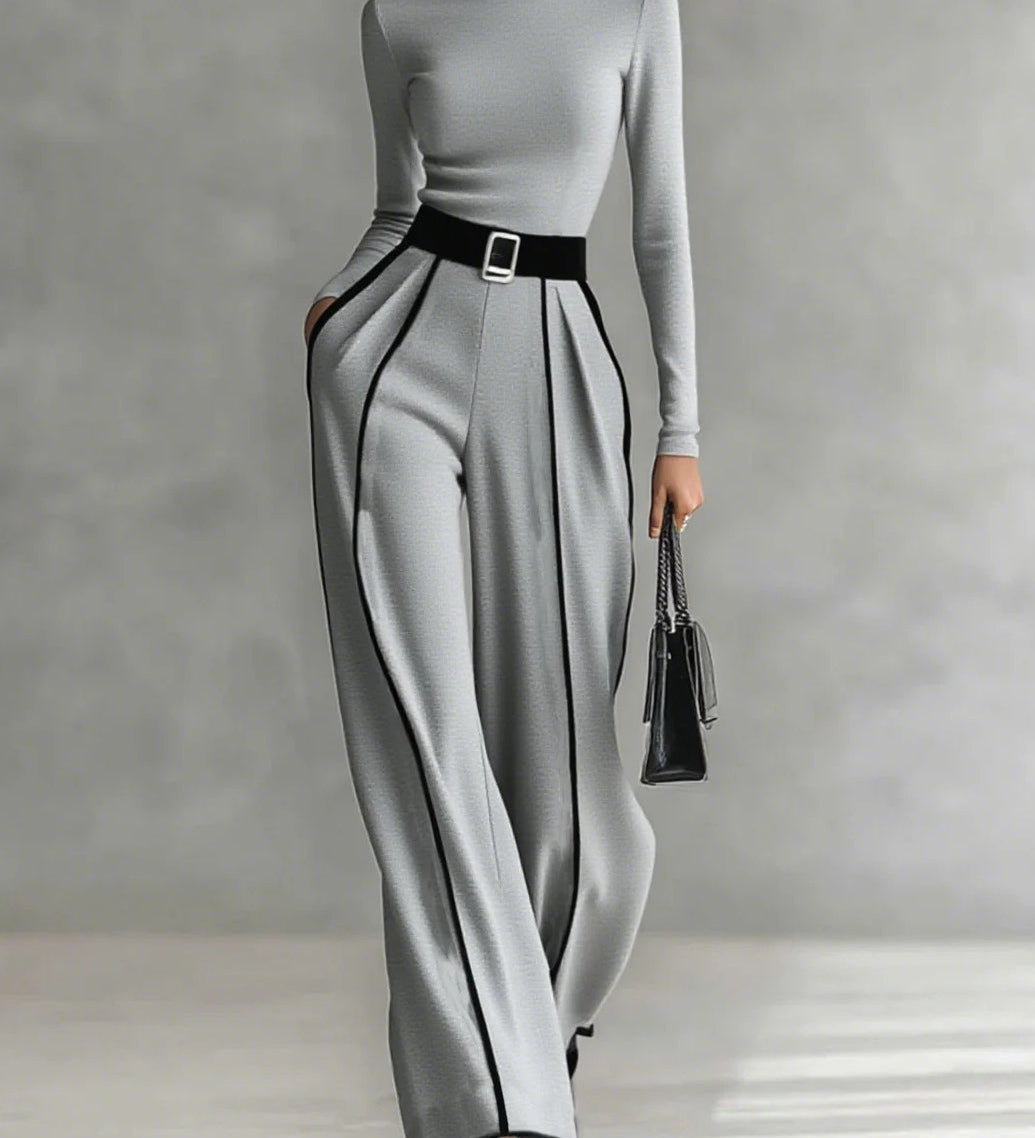 Vera™ | Elegantne komplekt kontrastsete detailidega