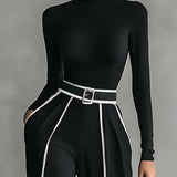 Vera™ | Elegantne komplekt kontrastsete detailidega