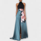Natalie - Maxi Lillene Kleid A-lõikega