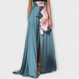 Natalie - Maxi Lillene Kleid A-lõikega