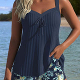 Rocío™ | Riba-tankini kaheosalise aluspükstega