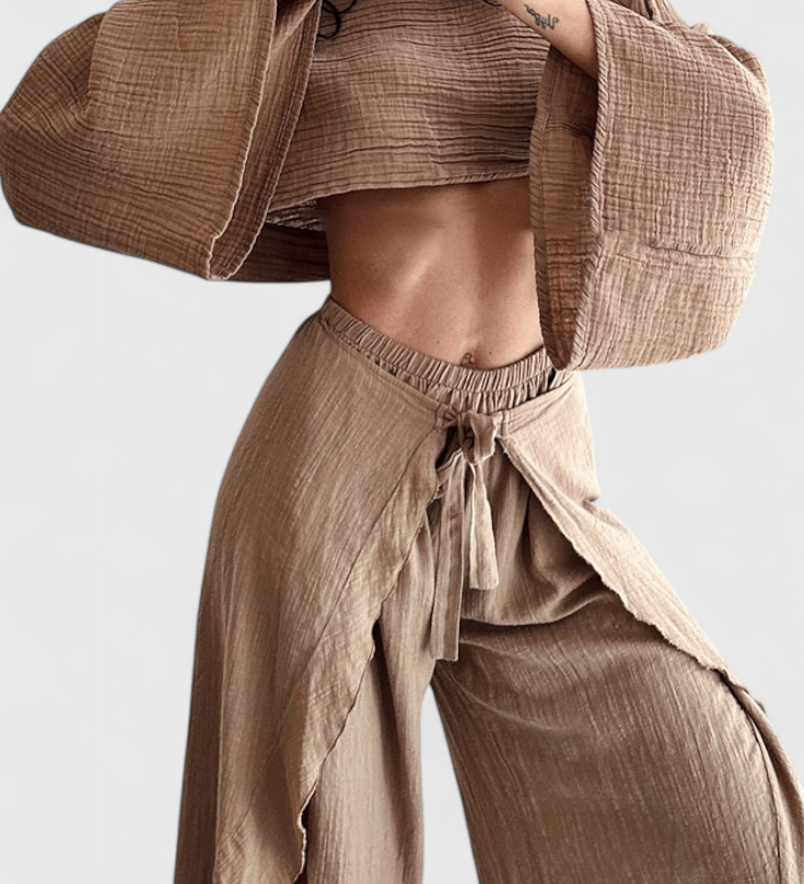 Elsia™ | Komplekt kimono ja pükstega
