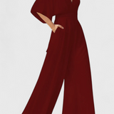 Isaura Mono Largo Elegante laia Jala ja V-kaelusega