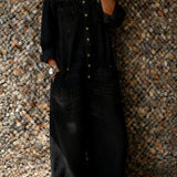 Noa | Denim jumpsuit avatud õlgadega