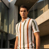 FluxStripe V-kaelusega polo