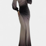 Julitta Maxi Kleid Ombre Avatud Õlgadega