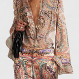 Finely Komplekt Rüüsid ja Vintage Paisley Muster
