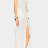 Hertsoginna Maxi Kleid Draped Küljelõikega