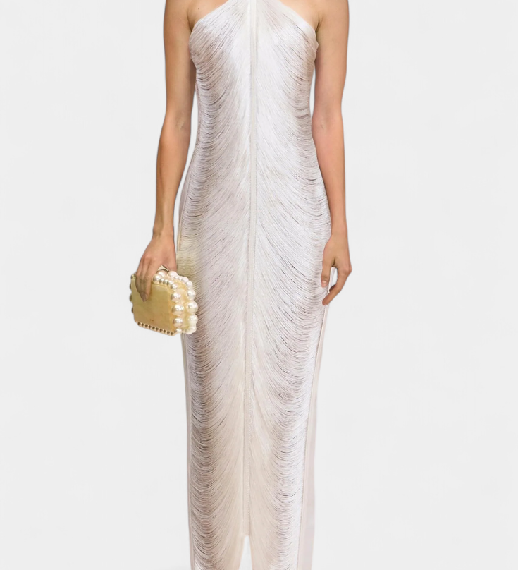 Jianna Metalliliste Fraktsioonide Kleid