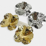 Flower-Shaped Kimalised Earrings