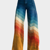 Léa™ | Retro zigzag stiilsed püksid