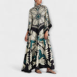 Giselle - Elegantsete lillemustriga maxi kleidid