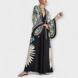 Giselle - Elegantsete lillemustriga maxi kleidid