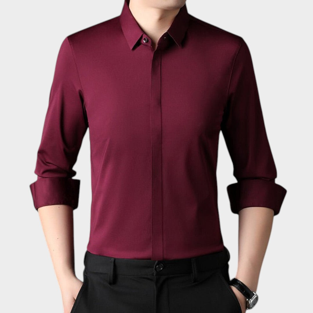 Mitchel™ | Meeste kortsumatu elastne särk