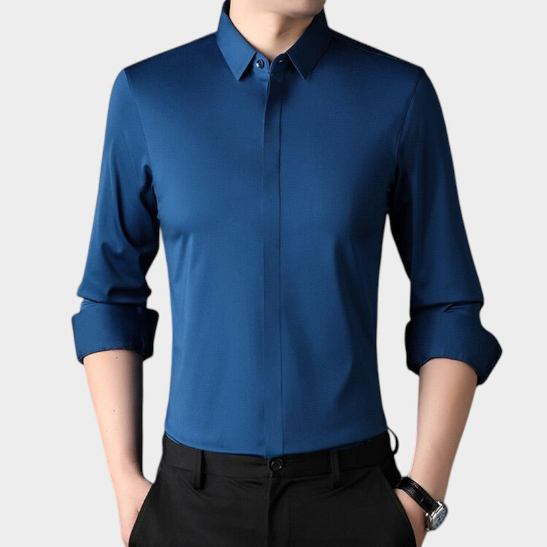 Mitchel™ | Meeste kortsumatu elastne särk