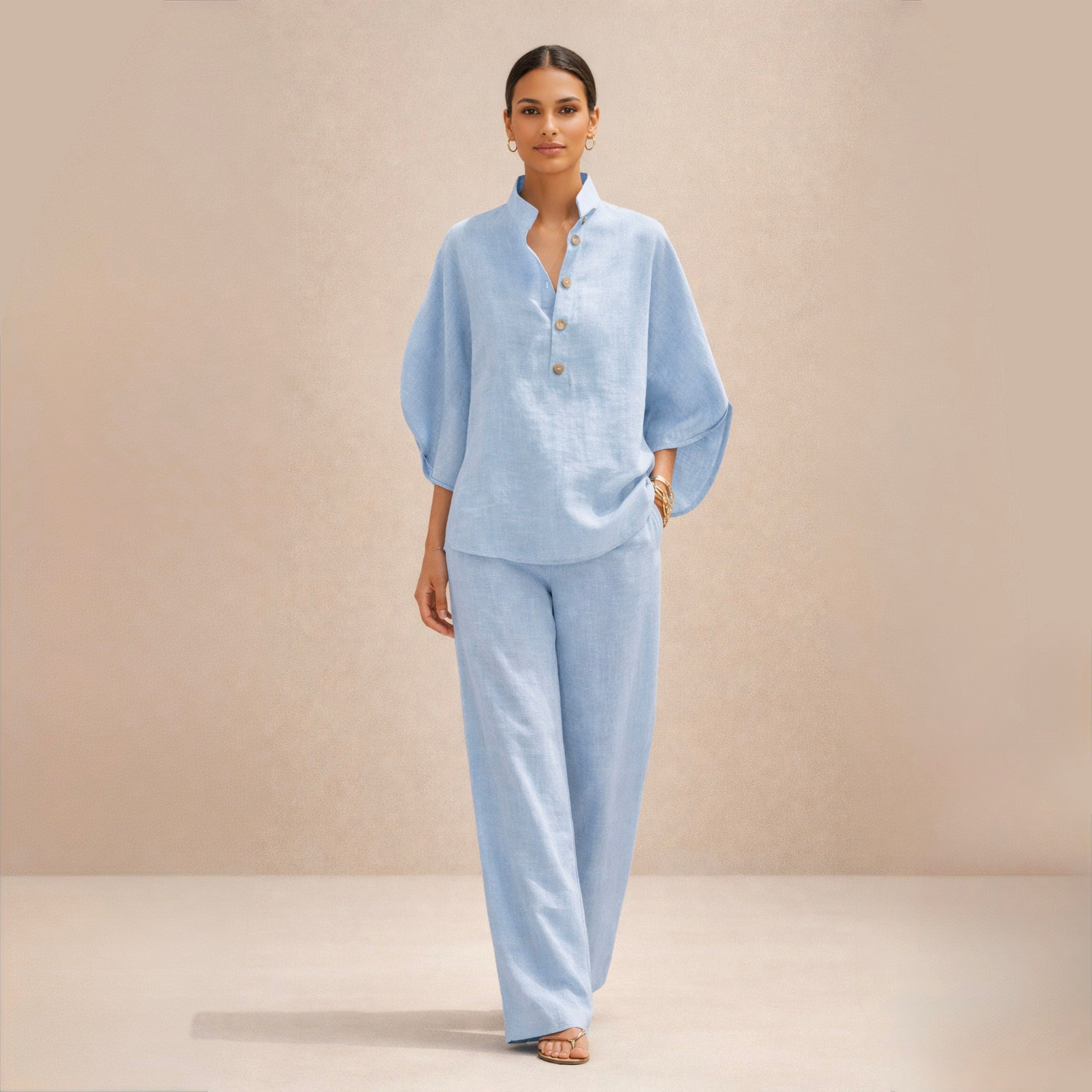 Maria™ | Looduslikest kiududest vabalt langev komplekt