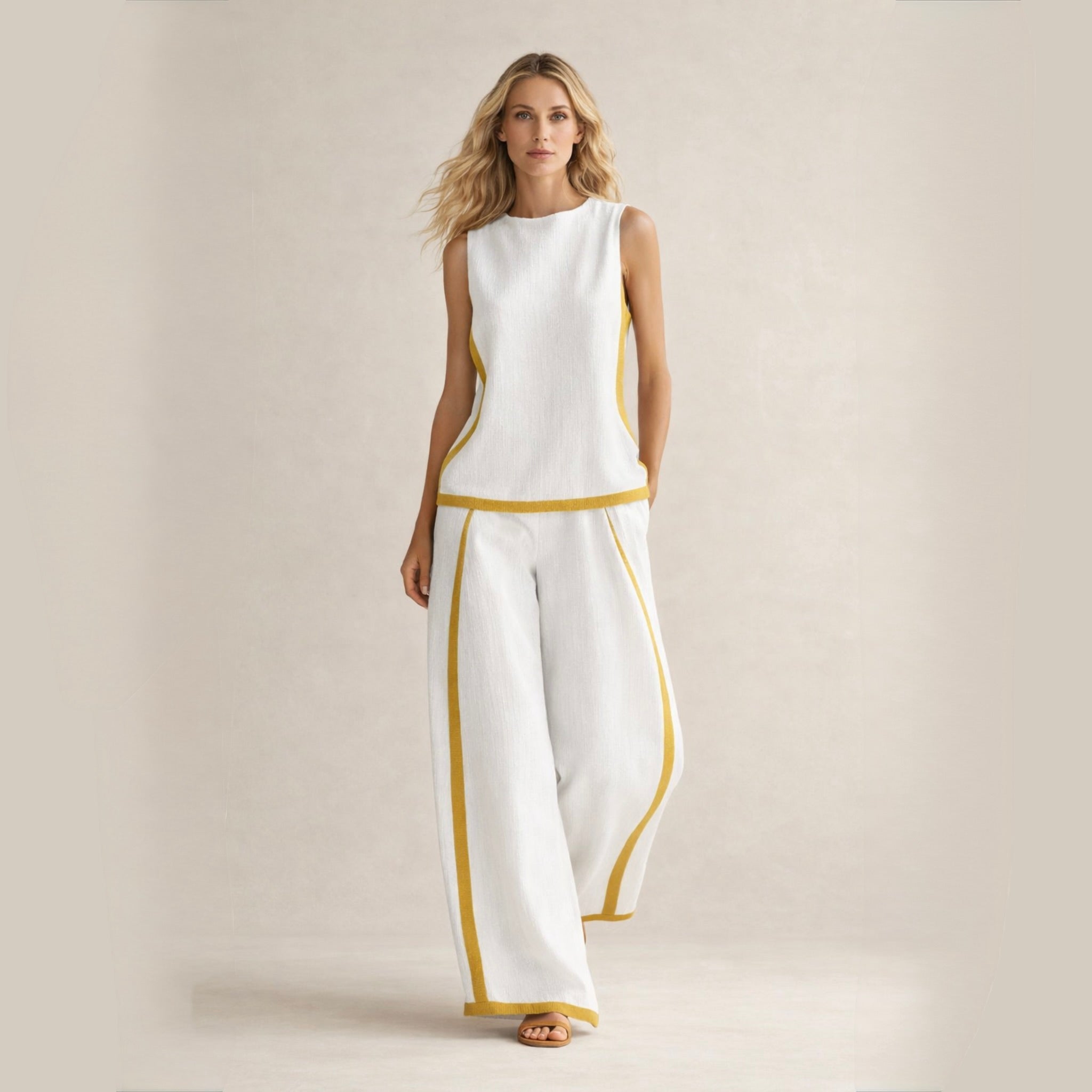 Sophie™ | Elegantne laia säärega pükste komplekt