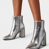 Ralica Metallik Hõbedased Ankle Botased