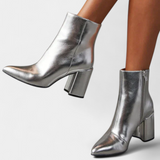 Ralica Metallik Hõbedased Ankle Botased