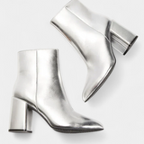 Ralica Metallik Hõbedased Ankle Botased